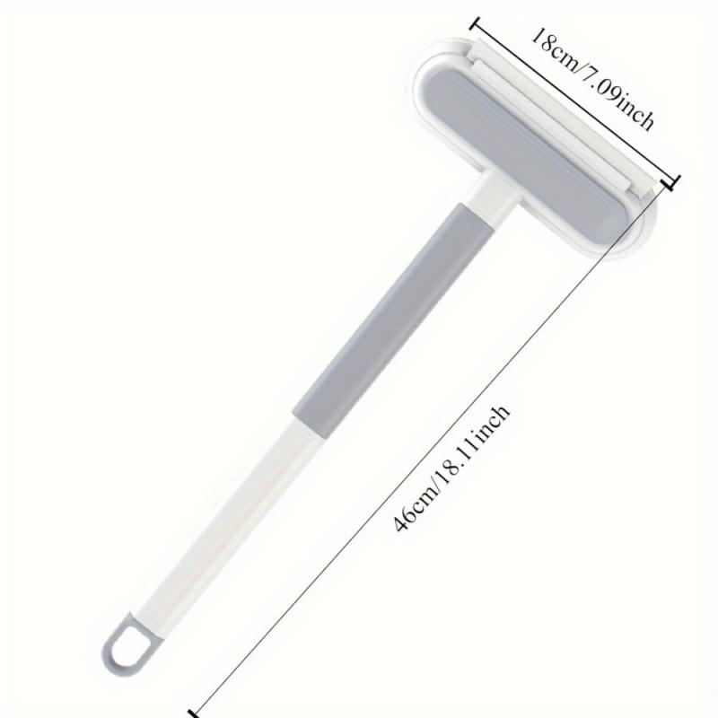 Window Screen Brush With Extendable Handle Reusable Dust Scraper For Home Cleaning Glass Window Mesh Scrubber Pet Hair Remover Cleaning Tool