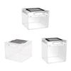 Reptile Terrarium Clear Ventilation Habitat Container Breeding Box for Centipedes Bearded Dragon Iguana Horned Frogs Hermit Crab