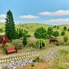 100G Mini Landscape Gravel Stone Micro Model Scenery Material Multi Size For Diy Sand Table Railway Scene Building Layout