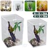Reptiles Terrarium Enclosure Acrylic Reptile Habitat Terrarium Breeding Box Transparent Spider Scorpion Bearded Dragon Habitat