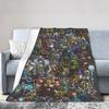 D-Dota Hero Collection Blankets Hot Game Cartoon Plush Awesome Soft Throw Blanket for Coverlet Decoration Outdoor