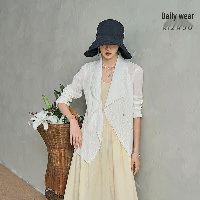 Rizhuo Women s Relaxed Fit Casual Blazer M
