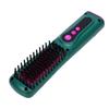 Cordless Hair Straightener Brush   Hot Brush Hair Straightener Curler USB Rechargeable for All Hair Type