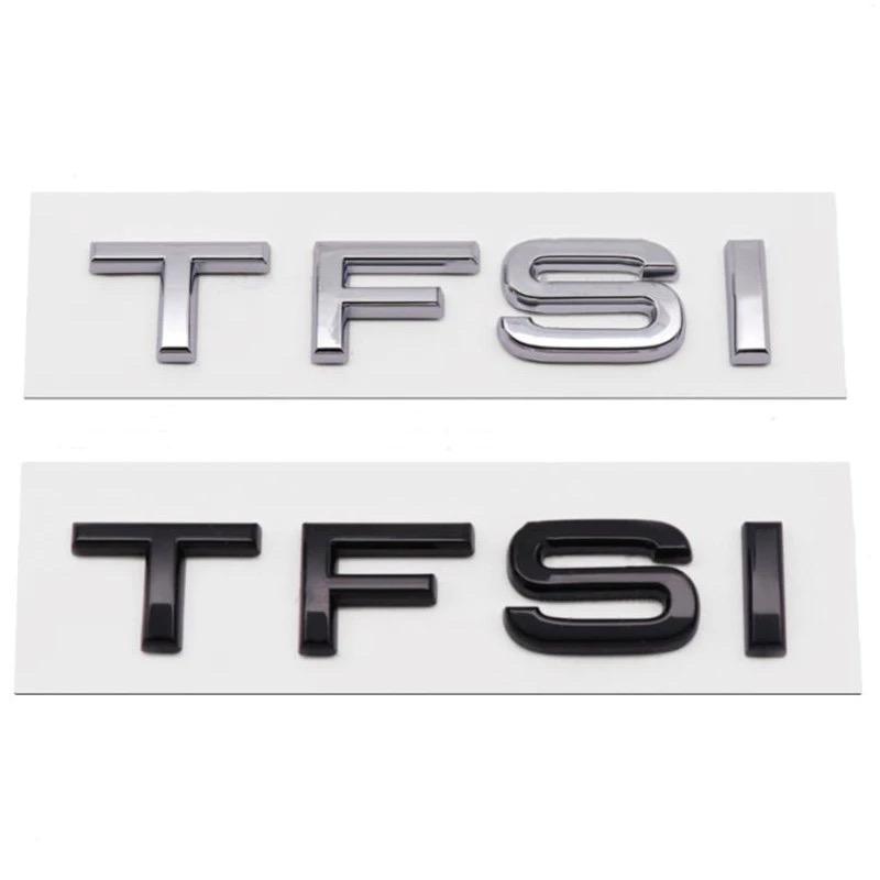 B Car Rear Sticker Rear Turnk Badge Black Silver 55TFSI TDI 35TFSI 60TFSI 45TFSI Emblem Logo Outddor Accessories