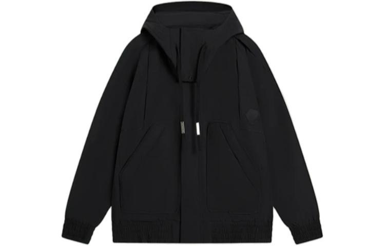 Li Ning Jackets Men s Black Hooded Moderate Other AJDSA31-1 L