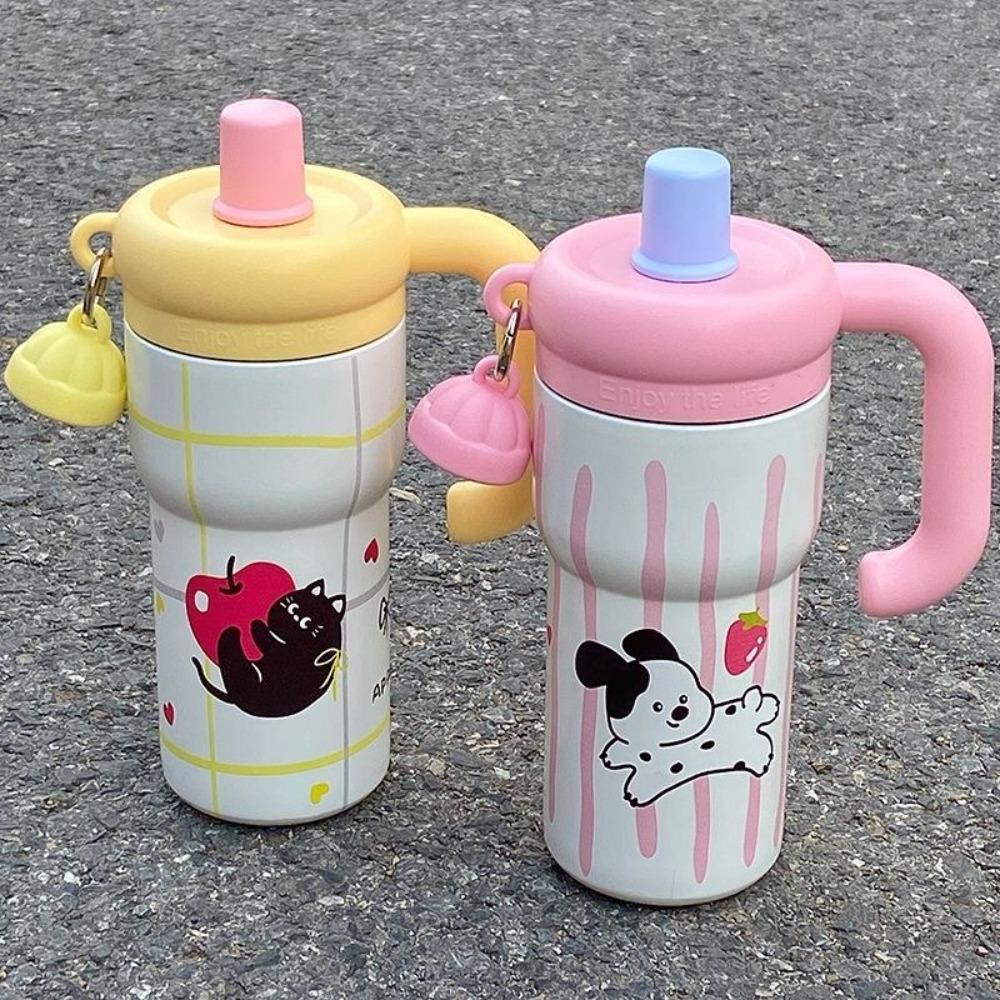 316 Stainless Steel Thermal Cup High Aesthetic Iced Cup Creative Coffee Mug Women's