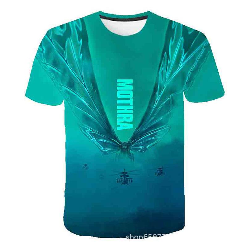 Summer Short Sleeved T-shirt Monster Series 3D Printed Casual T-shirt