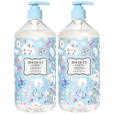 Körperwaschmittel Baby Puder, 1L, 2 Stück