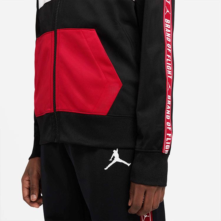 Jordan Logo Color Block Jacket Kids Jackets Black DV0616-010