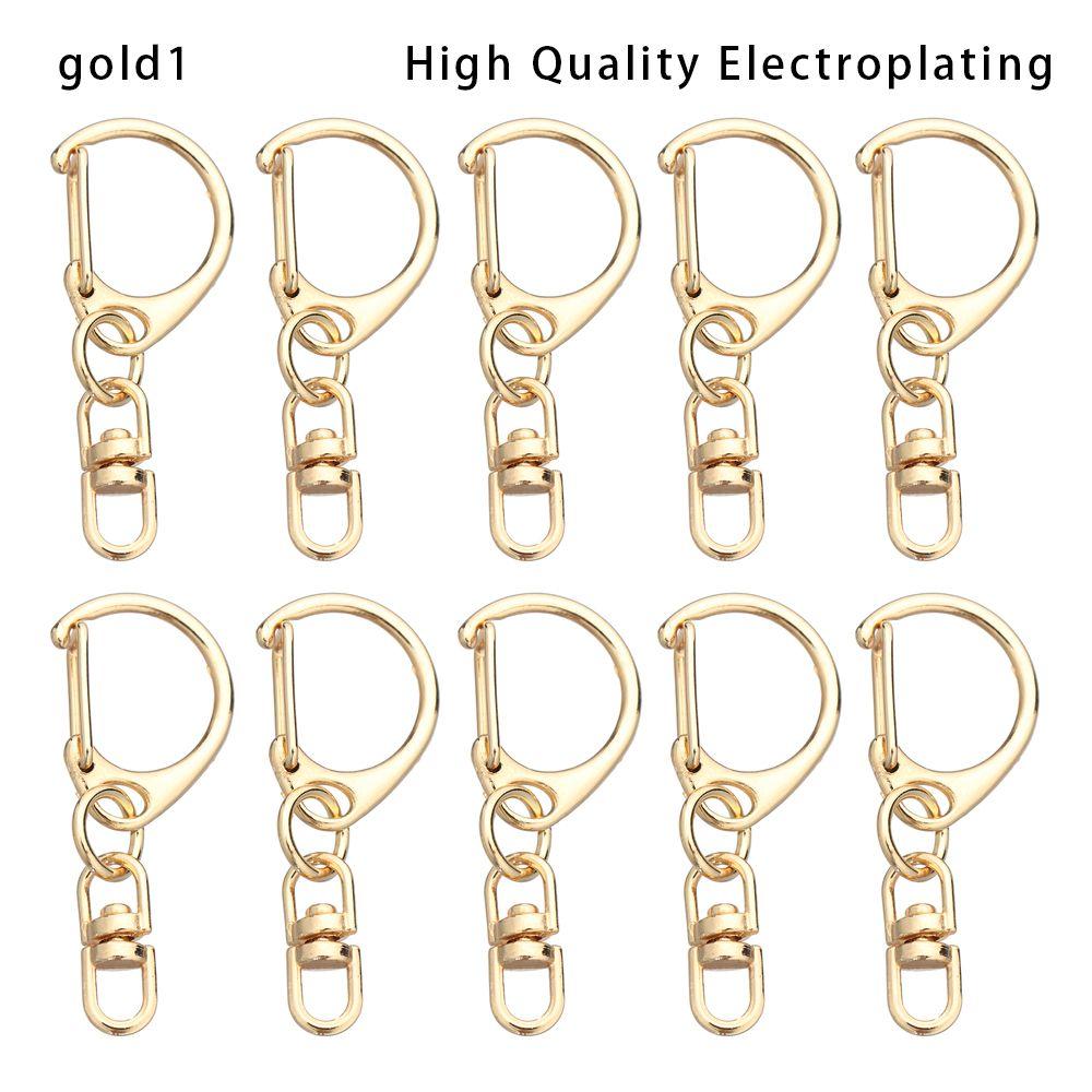 DIY KeyChain Bag Part Accessories Collar Carabiner Snap Lobster Clasp Hook Bags Strap Buckles