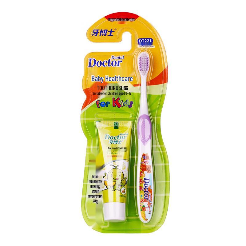 Dr. Tooth Kids' Ultra Soft Toothbrush (7-12 Years, 4-Pack)