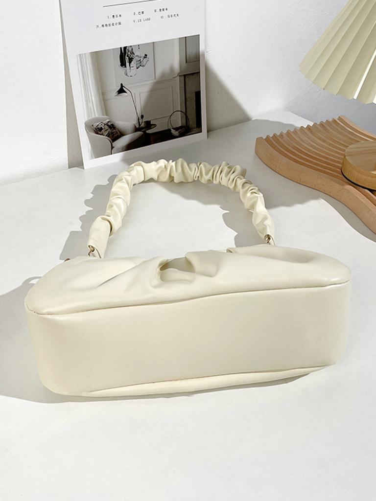 New Minimalist, Trendy, Elegant Pleated Hand-held Dumpling Bag Suitable for Daily Shopping and Friend Gatherings