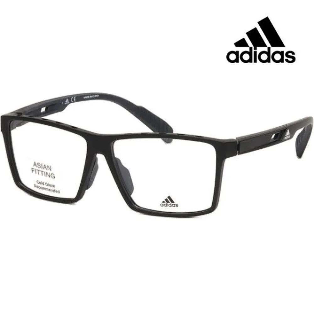 [adidas] Оправы для очков SP5007F 002 Квадратные роговые очки для мужчин и женщин