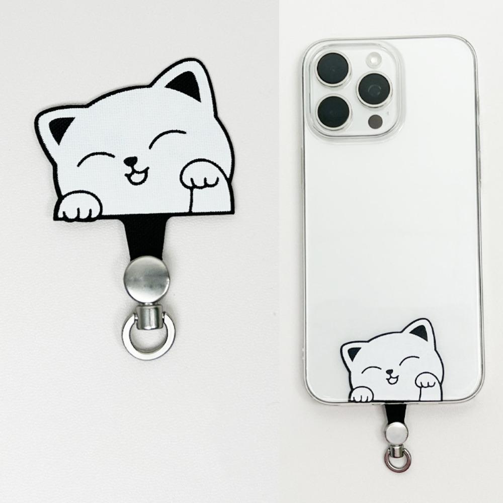 Nylon Phone Tether Tab Patch Gasket Cute Cartoon Safety Connecter Piece  Mobile Phone