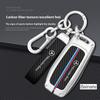 For Mercedes Benz A C E S G Class GLC CLE CLA GLB GLS W177 W205 W213 W222 X167 AMG Zinc Alloy Leather Car Remote Key Cover Case