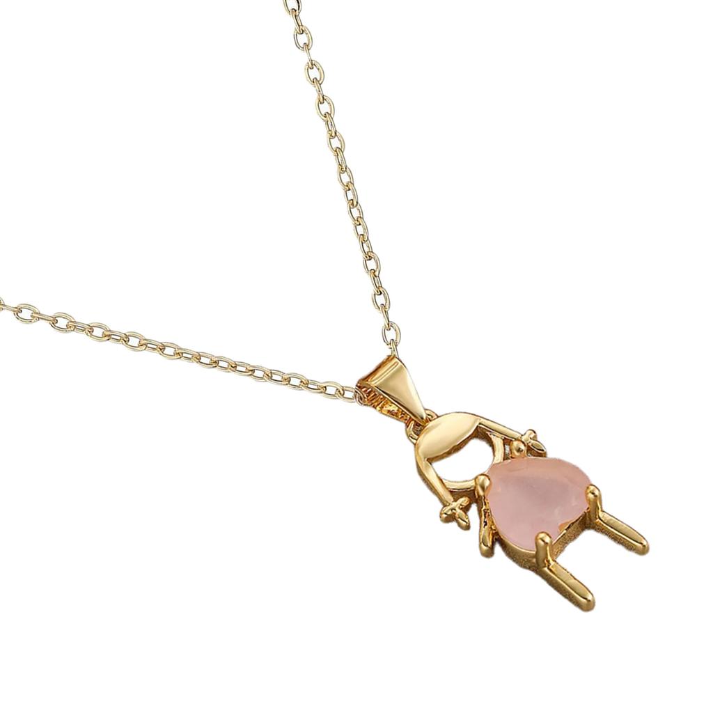 Unique Girl Boy Pendant Necklace Neckwear Daily Wear Accessory Perfect for Couple Looking for Personalized Jewelry