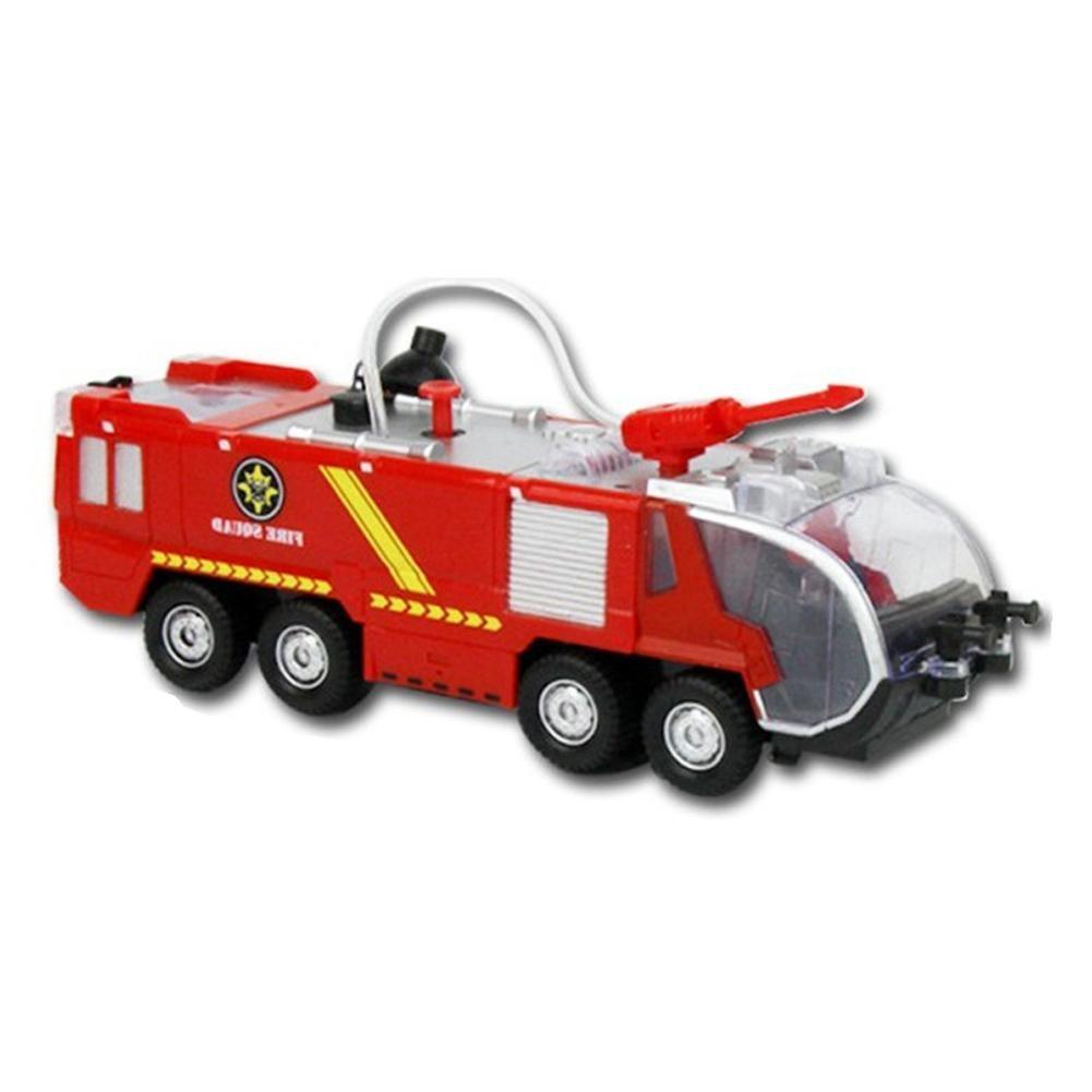 Children Simulation Music Lighting Electric Universal Water Spray Fire Truck