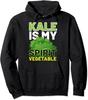 Kale Is My Spirit Vegetable Funny Green Design Gift Unisex Hooded Sweatshirt