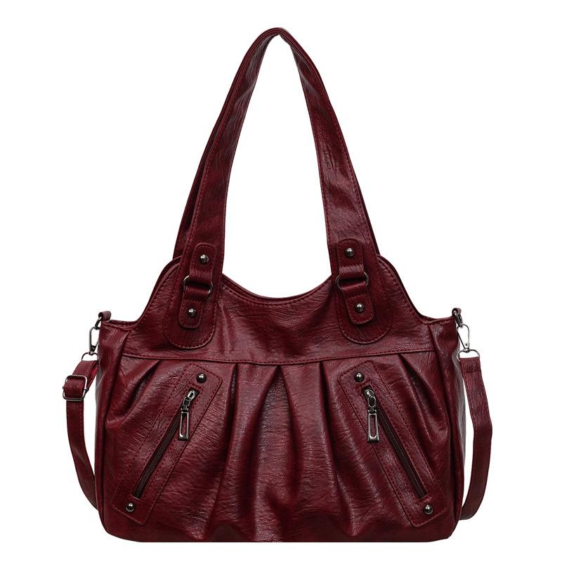 Vintage Women's Large Capacity Shoulder Bag Women's Portable Tote Bag