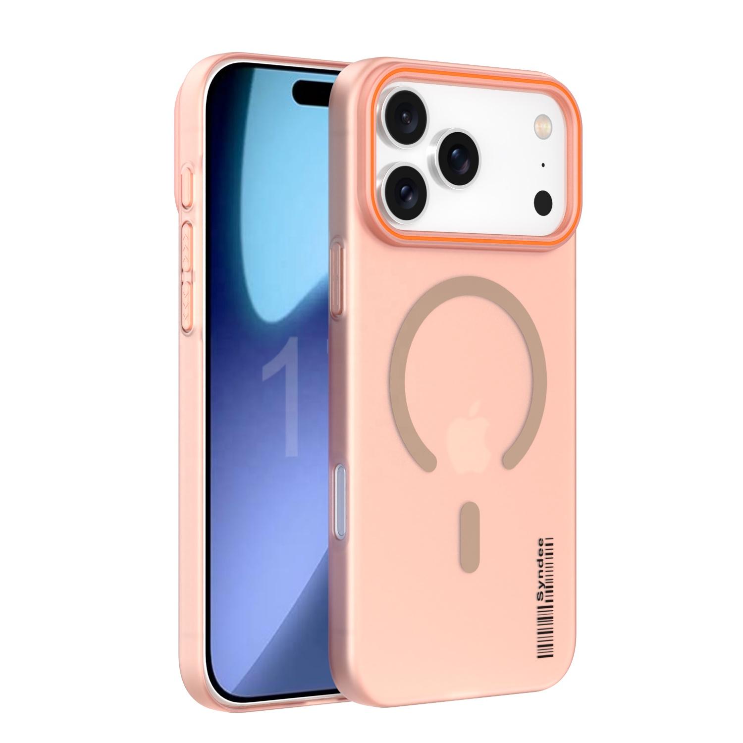 

Luxury Translucent Matte Magnetic Phone Case For iPhone 17 Pro Max 17Air 17Pro Magsafe Wireless Charging Anti-Drop Protect Cover iPhone Air