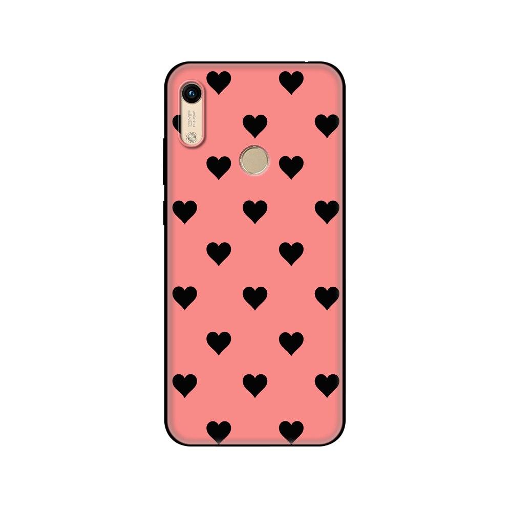 Für Honor 8A Hülle Für huawei Honor 8A prime Hülle Silikon TPU Rückseite Handyhülle schwarze TPU Hüllepink Anime Weltraum Auto