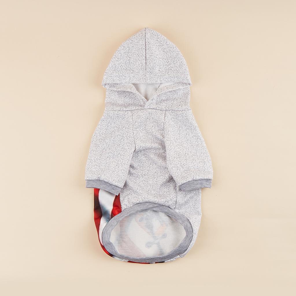 Dog Hoodies Puppy American Flag Sweatshirts Pocket for Small Medium Dog, Cat, Soft and Comfort Shirts Dog Pajamas Outfit Pet