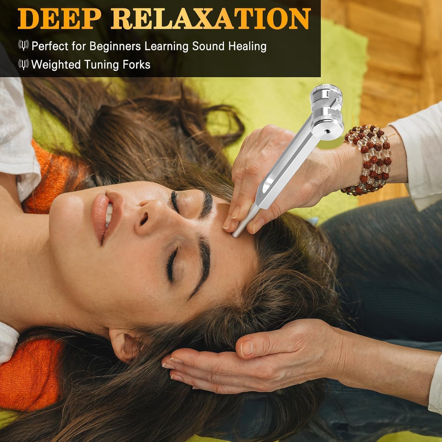 

Tuning Forks for Healing (128Hz, 256Hz, 512Hz),Weighted & Unweighted Tuning Forks Set,with Reflex Hammer for Healing Chakra Set,Essential