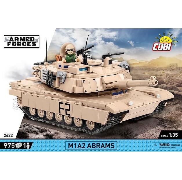 Конструктор пластиковый COBI Armed Forces M1A2 Abrams COBI-2622