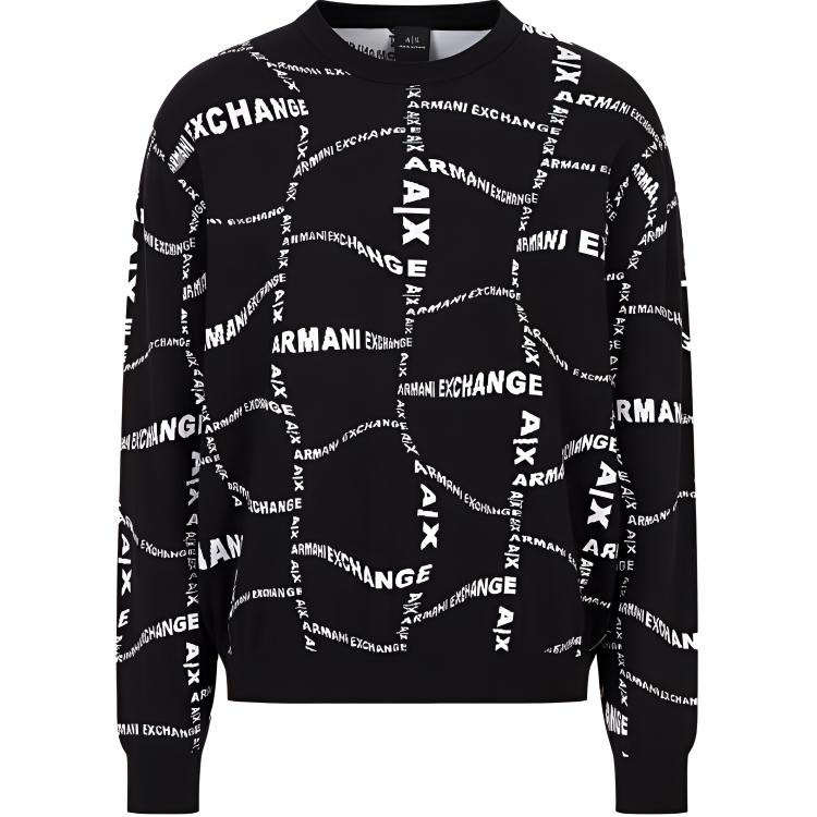 Armani Exchange SS23 Letter Print Crew
