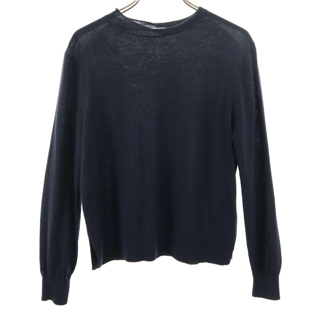 CELINE wool blend Long sleeve Cut XS Navy Women Used