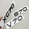 3D ABS Car Letters XC70 S70 V70 Logo Rear Trunk Badge Emblem Decals For Volvo XC70 S70 V70 Exterior Accessories