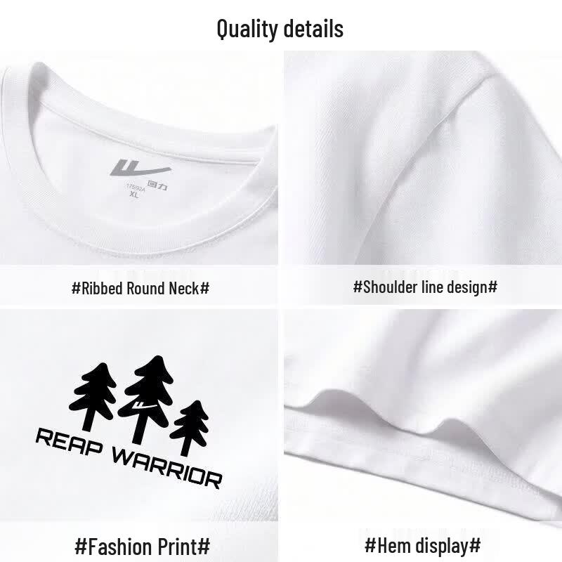Warrior Men's Pure Cotton Short Sleeve T-Shirt