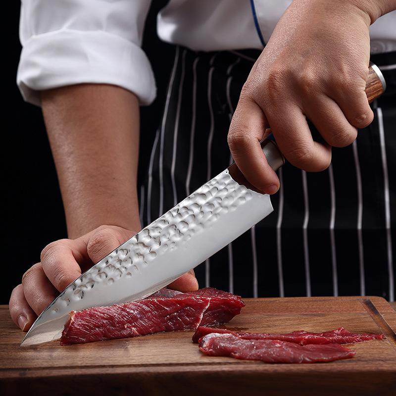 Kuchyňský kuchařský nůž z nerezové oceli 8palcový kuchařské nože sekáček nůž Nástroj na řezání zeleniny