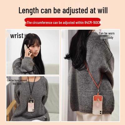 Women's Creative Fashion Mobile Phone Lanyard - Retractable, Adjustable Crossbody Neck Strap