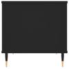  Coffee Table, Black, 60x44.5x45 Cm, Wood-based Material