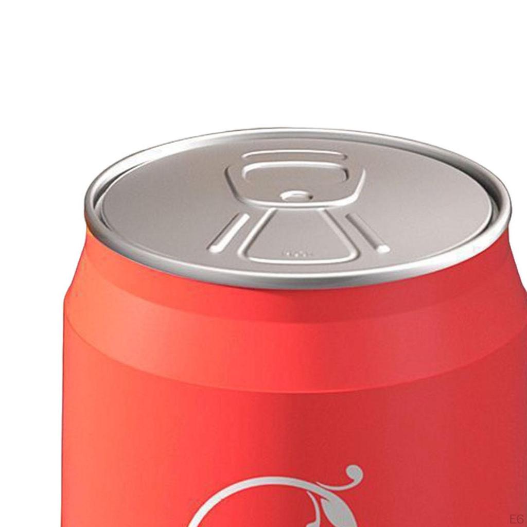 Cola Can Dustbin Small Round Trash Bin with Press Lid for Bathroom