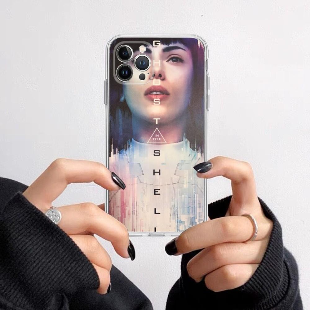 Ghost In the Shell Phone Case for iPhone 16 15 8 7 6 6S Plus X SE XR XS 14 11 12 13 Mini Pro Max Mobile Case
