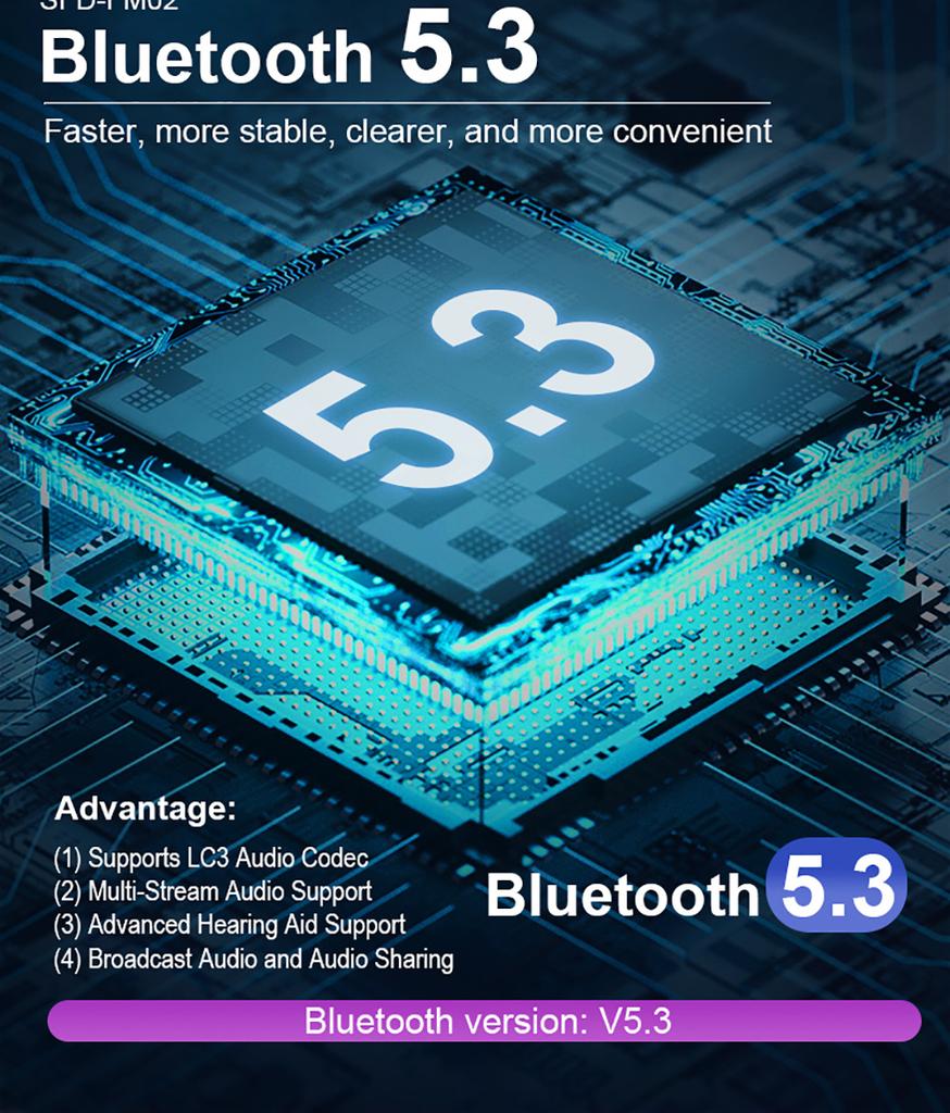 Mini USB FM Transmitter Receiver with LED Display Bluetooth 5.3 Handsfree Call Car Kit USB Auto Wireless Audio For Car Fm Radio