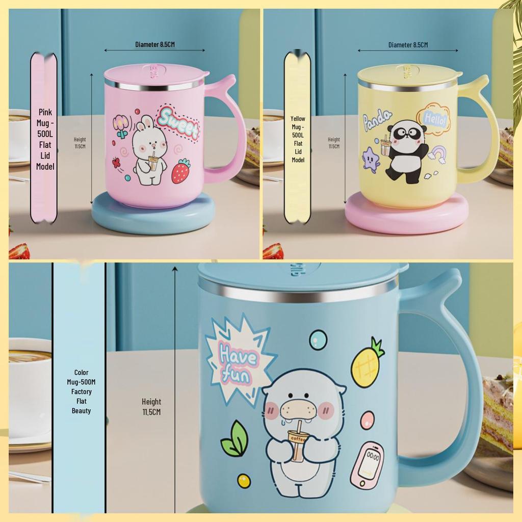 Beerus Cartoon Portable Stainless Steel Mug - Perfect for Coffee, Tea, Water, Office & Student Use