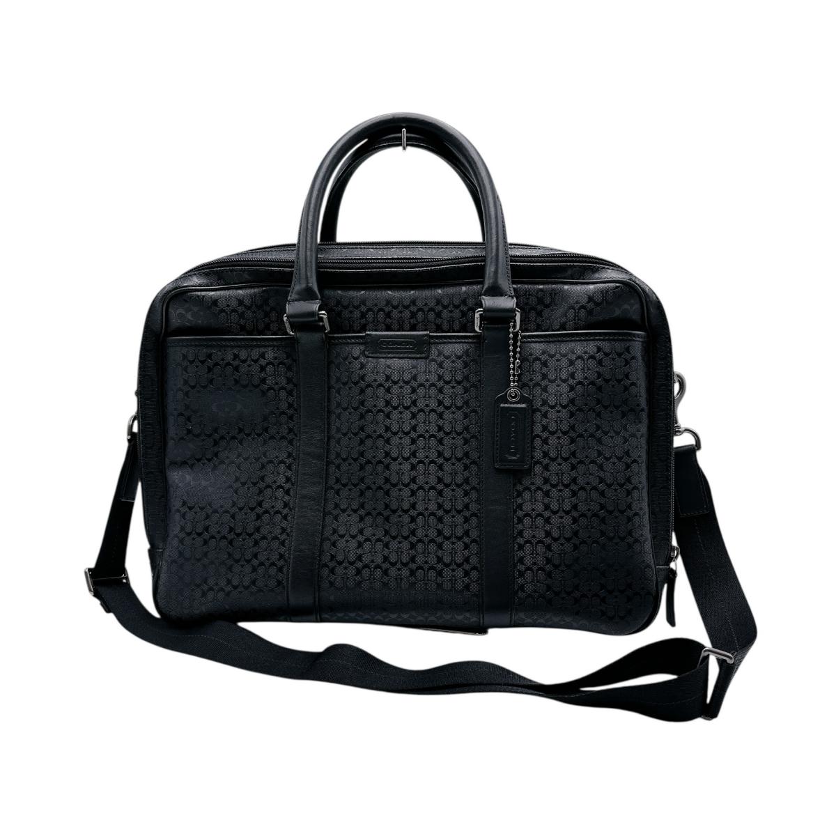 

COACH Business back Business bag PVC black mens A1469-F70766 Used