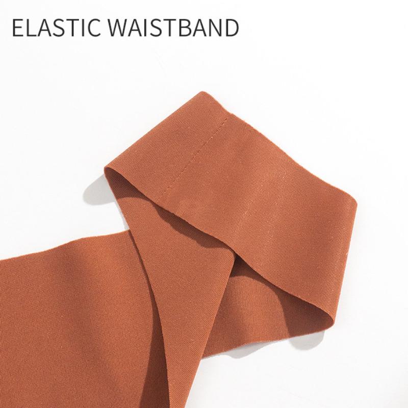 Summer Sexy Low Waist Sports Ice Silk T-word Underwear Pure Color Quick-drying Breathable Seamless Yoga Thong Women