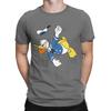 Wütende Donald Duck Disney T-Shirts Herren Baumwolle Mode für Herren T-Shirts Rundhals Disney T-Shirt Kurzarm Oberteile Große Größen
