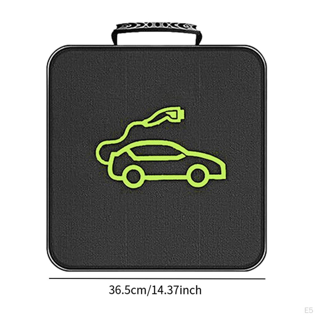 EV Cables Bag Accessories Anti Slip Handle Electric Vehicles Charging Cable Organizer for Hoses