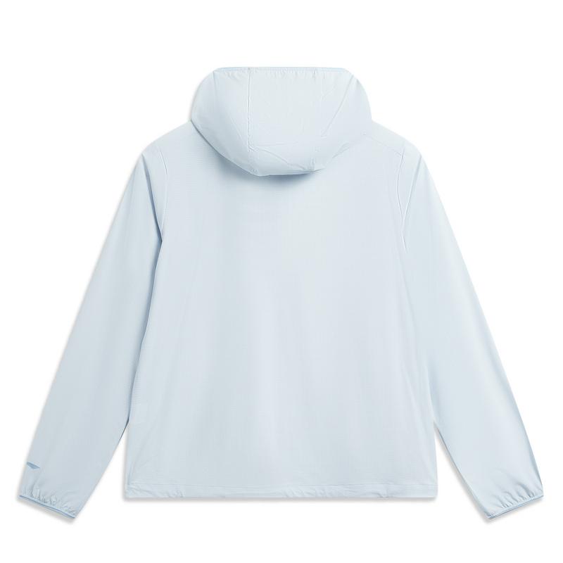 Li Ning Outdoor CF Lightweight Breathable Ice Feel Comfortable UPF 50+ Sun Protection Clothing Women Clothing Frost-Blue AFDW214-3