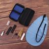 10 Pcs Clarinet Cleaning Kit All In 1 Maintenance Care Set with Inner Cloth Mouthpiece Brush Cork Grease Storage Case