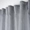Voilage galon fronceur 140 x 260 cm Derbie uni gris souris