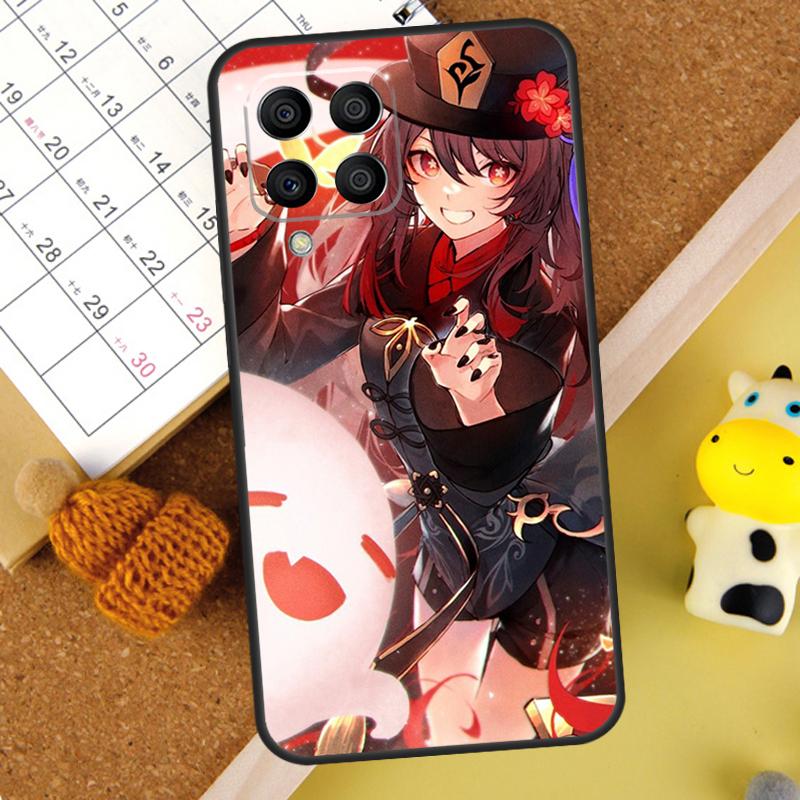 Genshin Impact Hutao Case For Samsung Galaxy M31s M30s M20 M14 M34 M54 M21 M51 M12 M32 M52 M13 M23 M33 M53 Coque