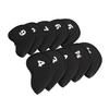 10Pcs Golf Club Headcover Sets, Golf Driver Iron Putter Cloth Cover with Number, Golf Club Protection Covers, Golf Club Accessories