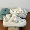 Matcha Board Shoes Women's Autumn New Little White Shoes Women's Trendy Versatile Original Niche Sports Shoes