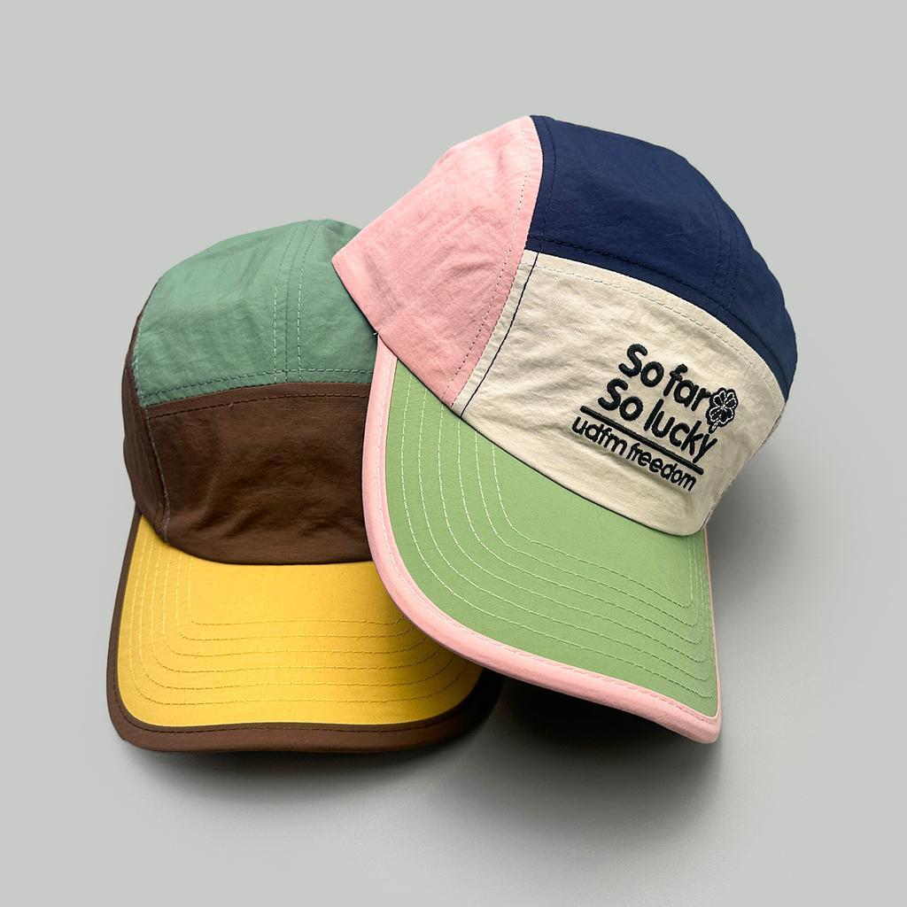 Spring And Summer Contrasting Colors Quick-Drying Spring And Summer Letters Flower Light Board Baseball Cap Men'S And Women'S Sunshade Travel Cap